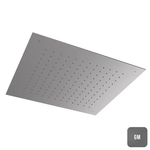 Almar Душевая лейка потолочная встраив., 500х500 мм, 1 режим, нерж. Gun Metal Brushed PVD