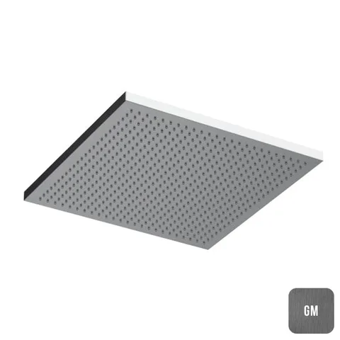 ALMAR VELVET RAIN Верхний душ 300х300 мм (без держателя), цвет Gun Metal Brushed PVD