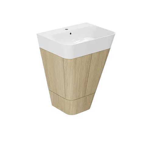 AZZURRA BUILD  Тумба напольная под раковину 65 см, 59х47х50 см,  с 1 ящиком, цвет Olmo naturale