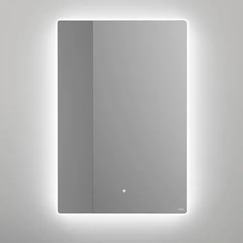 SALINI Зеркало для ванны OMBRA с LED подсветкой 600х900х25 мм, влагостойкое AGC Сrystalvision, сенс выкл, крепления,обогрев, антизапот