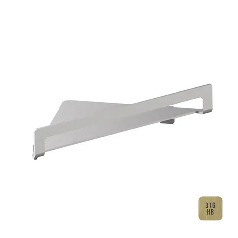 ALMAR Полка угловая 216xh216 мм, цвет High Brass.316 Brushed PVD (спец.цена из наличия)