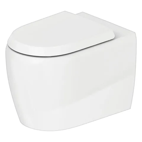 Duravit  Qatego Унитаз напольный безободковый 390х600 мм,HygieneGlaze , цвет белый