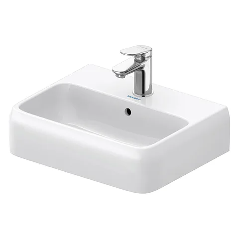 Duravit  Qatego Раковина подвесная 450х350х125 мм, с 1 отв под смеситель, цвет белый (Спец.цена из наличия)