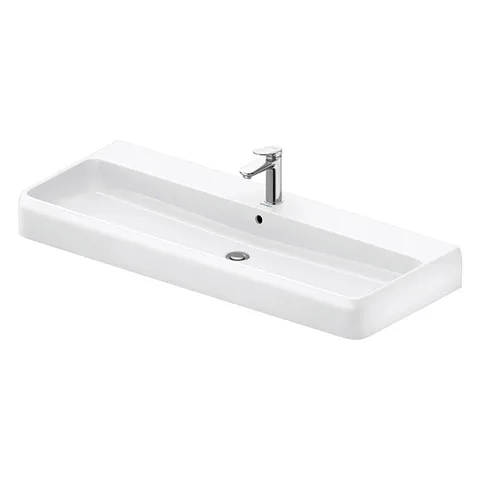 Duravit  Qatego Раковина накладная/подвесная 1200х470х125 мм, с 1 отв под смеситель, цвет белый