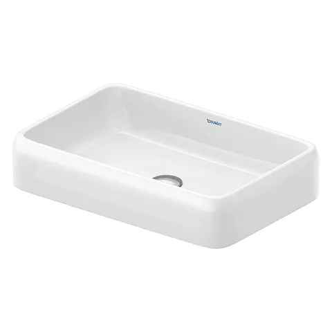 Duravit  Qatego Раковина накладная 560х400х130 мм, без отв под смеситель, цвет белый