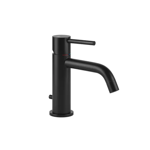 Gessi Emporio Via tortona Смеситель для раковины с донным клапаном и соединительными шлангами, цвет: Black XL
