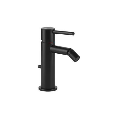 Gessi Emporio Via tortona Смеситель для биде с донным клапаном и соединительными шлангами, цвет: Black XL