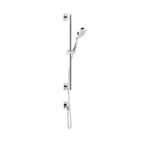 Gessi Emporio Emporio shower Штанга в комплекте с душевой лейкой на 3 позиции, шланг 1,50 м и вывод воды, цвет: Chrome