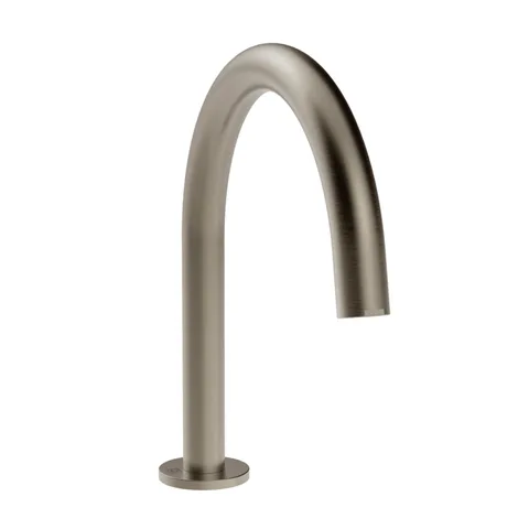 Gessi Emporio Via tortona Излив для умывальника, средняя длина, без донного клапана, цвет: Finox Brushed Nickel