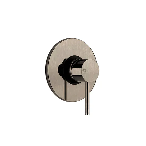 Gessi Emporio Via tortona Внешние части для настенного смесителя на 1 позицию, цвет: Finox Brushed Nickel  (НЕ ПРОИЗВ!! ЖДЕМ 2шт в посл раз!)