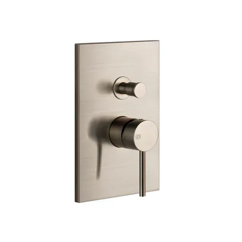 Gessi Emporio Via tortona Внешние части для настенного смесителя на 2 выхода с переключателем ванна-душ, цвет: Finox Brushed Nickel