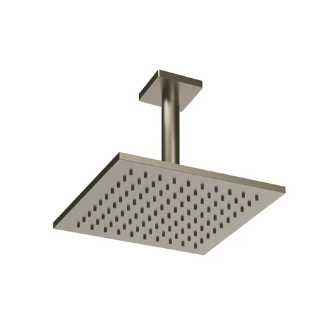 Gessi Emporio Emporio shower Душевая головка потолочная, поворотная с шарниром, с защитой от известкового налёта, цвет: Finox Brushed Nickel