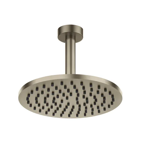 Gessi Emporio Emporio shower Душевая головка потолочная, поворотная с шарниром, с защитой от известкового налёта, цвет: Finox Brushed Nickel