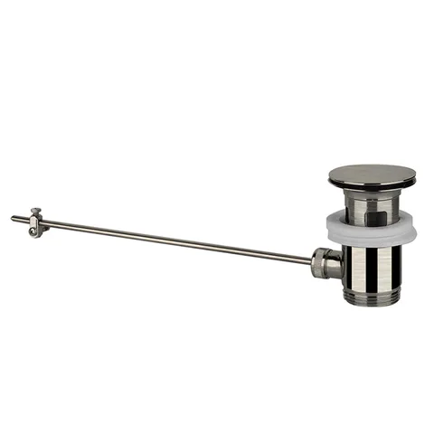 Gessi Emporio Technical accessories Донный клапан для раковины на 1 1/4 c донным клапаном и переливом, цвет: Finox Brushed Nickel