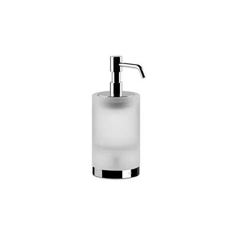 GESSI Emporio Accessories Дозатор для жидкого мыла настольный, сатинированное стекло, фурнитура хром