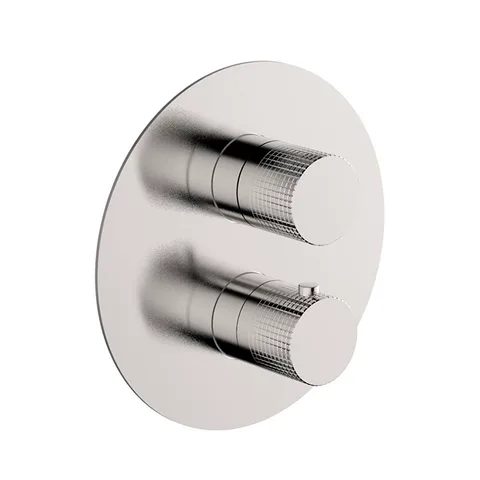 CISAL X32 Смеситель термостатический на 3 выхода, цвет Brushed Stainless Steel (без внутр части ZA018201)