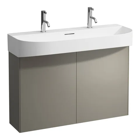 Laufen Sonar SONAR База под раковину, 975х240х600 мм, 2 дверцы, совместим с раковиной 810347, титан