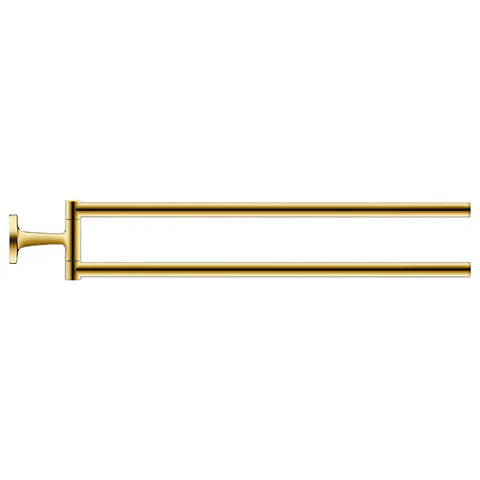 Duravit Starck T Полотенцедержатель двойной, настенный 465мм, цвет: Gold Polished