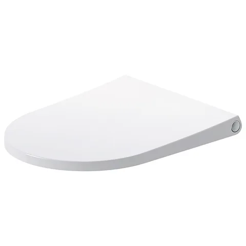DURAVIT Bento Starck Box  Сиденье для унитаза съемное, с микролифтом, белый глянец/нерж сталь