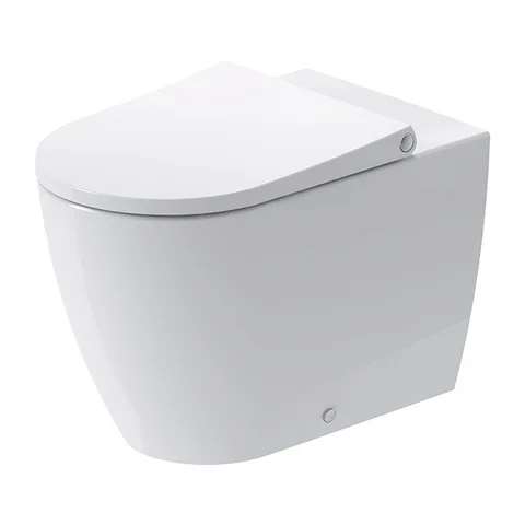 DURAVIT Bento Starck Box  Унитаз напольный с сиденьем, белый глянцевый