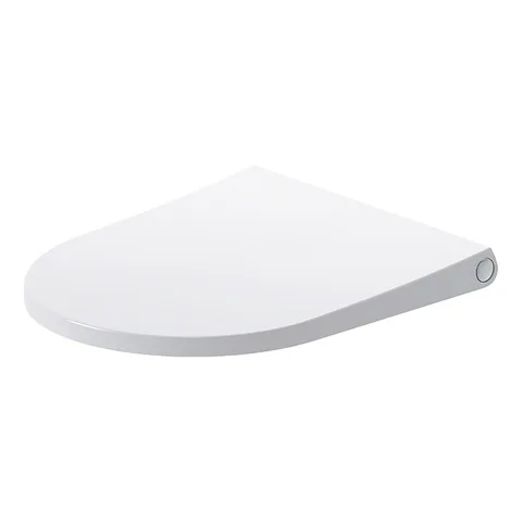 DURAVIT Bento Starck Box  Сиденье для унитаза съемное, с микролифтом, белый глянец/нерж сталь