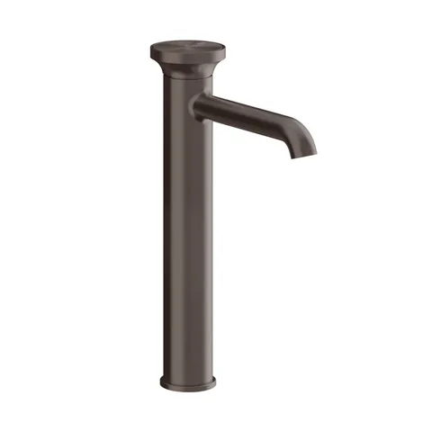 GESSI Origini Смеситель для раковины высокий без донного клапана, в компл с отд вставкой, цвет Black Metal Brushed PVD