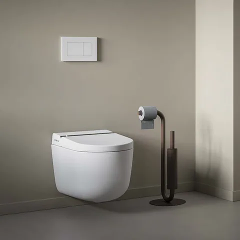Artceram HYPE Унитаз-биде подвесной 38X59см, безободковый, с soft-close, с пультом д/у, цвет белый матов с покрытием saniglaze (АКЦИЯ 2026!)