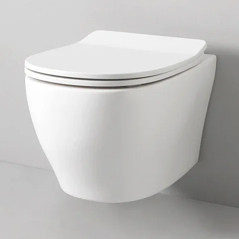 Artceram TEN Унитаз подвесной, 52х36см, безободковый, с крепежом, цвет: белый матовый