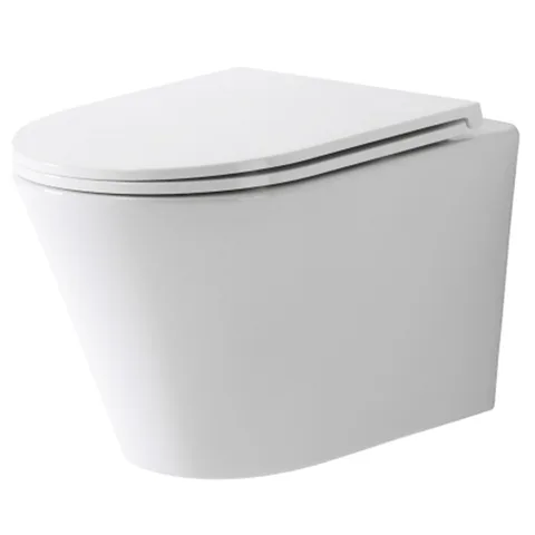 TECEspring K Комплект: унитаз подвесн Kompak 480*360ммt, со смывом Tornado flush, сиденье Slim с микролифт, белый глянец (СПЕЦцена с нашего склада!)