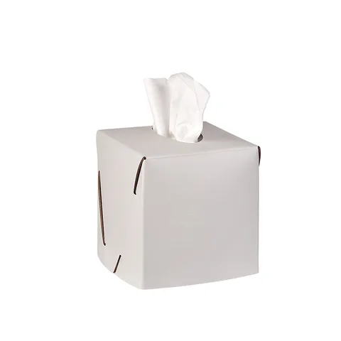 ADJ Салфетница Kleenex, 12x12xH12 см., цвет: устричный/пепельная роза