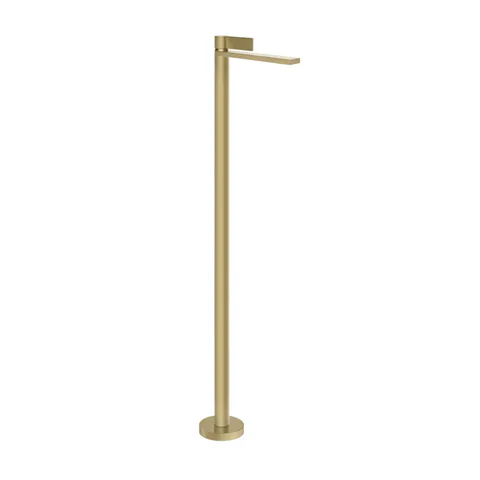 GESSI  INVERSO RIGATO Внешняя часть напольного смесителя для раковины, цвет: Brass Brushed PVD