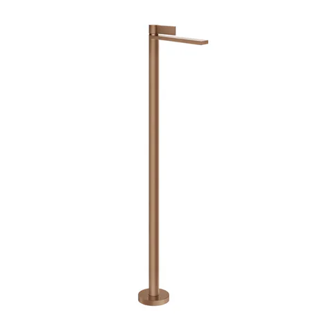 GESSI  INVERSO DIAMANTATO Внешняя часть напольного смесителя для раковины, цвет: Copper Brushed PVD