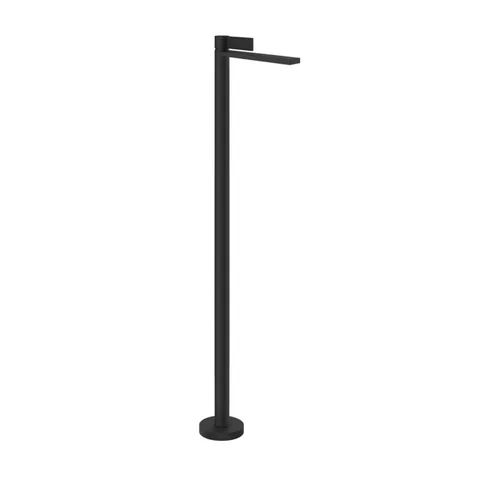 GESSI  INVERSO RIGATO Внешняя часть напольного смесителя для раковины, цвет: Matte Black