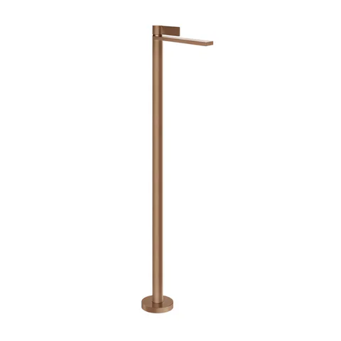 GESSI  INVERSO RIGATO Внешняя часть напольного смесителя для раковины, цвет: Copper Brushed PVD