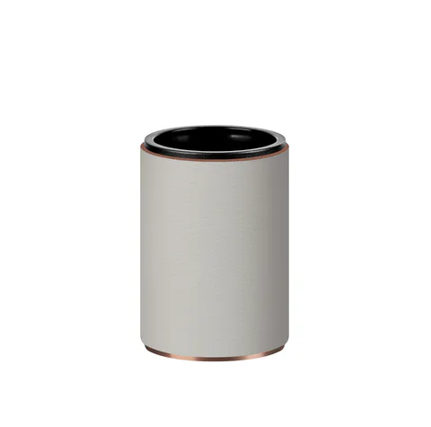 ADJ Стакан для зубных щеток, D7xH10 см., цвет:copper/устричный