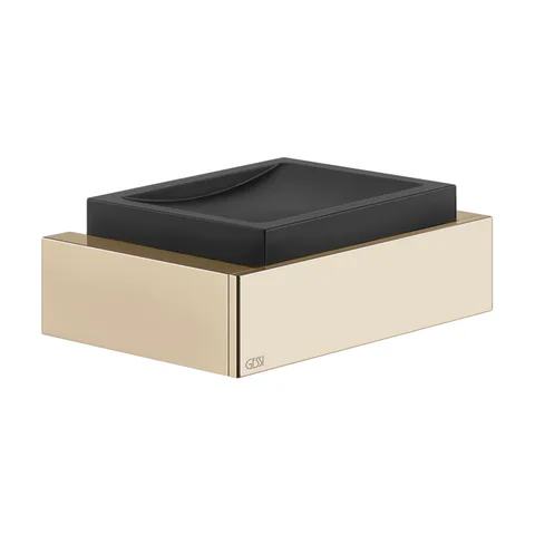 GESSI  INVERSO ACCESSORIES Мыльница настенная белая, цвет: Brass Brushed PVD