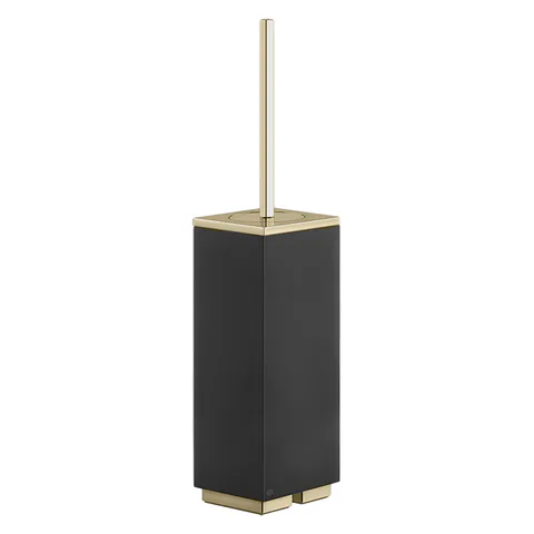 GESSI  INVERSO ACCESSORIES Ершик напольный черный, цвет: Brass Brushed PVD