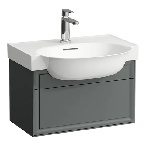 Laufen New Classic База под раковину подвесная , 580х320х340 мм, 1 ящик, цвет серый (для раковины 813853)