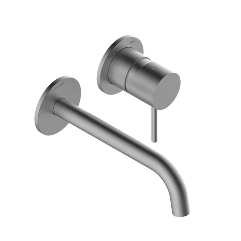 Bossini Teo Line Смеситель встраиваемый для раковины, излив 18,5 см, цвет: Brushed Nickel (без внутр части Z00801)
