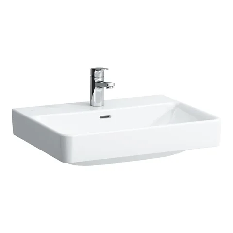 LAUFEN PRO S Раковина для установки на поверхность, 600x465x95 мм, отверстие для смесителя по центру, белый
