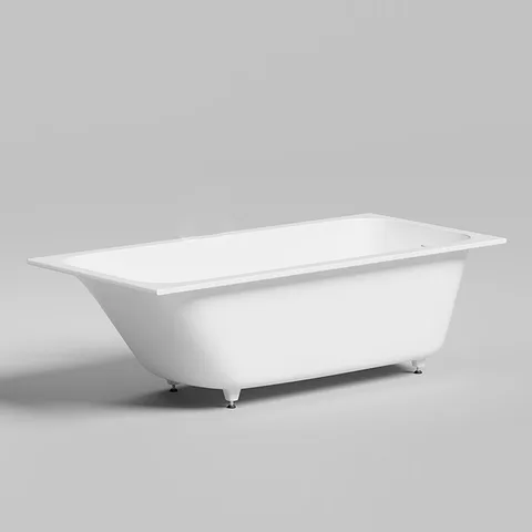 Salini ORLANDA KIT Встраиваемая ванна 1700х800х600мм, "Up&Down", сифон,  щелевой слив-перелив, мат-л: S-Sense, матовый  белый. Фурнитура: белая.