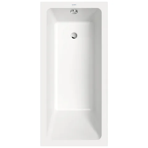 Duravit D.1 Ванна  1500х700хh420 мм , встроенная,,  с одним наклоном спинки, санитарный акрил, цвет белый (Спец.цена из наличия)