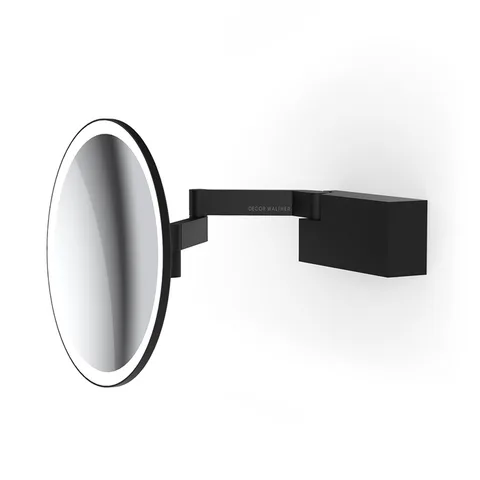 Decor Walther VISION R Косметическое зеркало, черный матовый