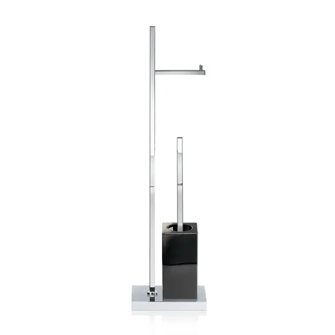 Decor Walther DW 6710 Набор туалетных щеток / хром/фарфор черный