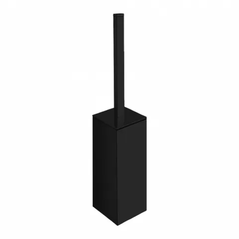 Colombo Basic Q Туалетный ёршик, напольный, цвет: черный матовый