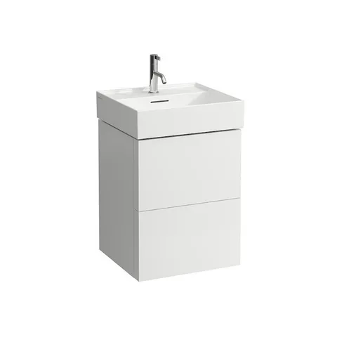 KARTELL BY LAUFEN шкафчик под раковину, 480x450x600 мм, 2 ящика, включает в комплект органайзер, подходит для раковины 815332, белый матовый