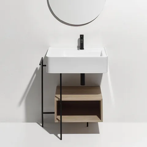 SIMAS RATIO  Раковина чаша подвесная  65x46xh18 см, с 1 отв. для смесителя, без перелива, цвет белый