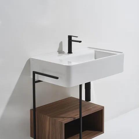 SIMAS RATIO  Раковина чаша подвесная 55x46xh18 см, с 1 отв. для смесителя, без перелива, цвет белый