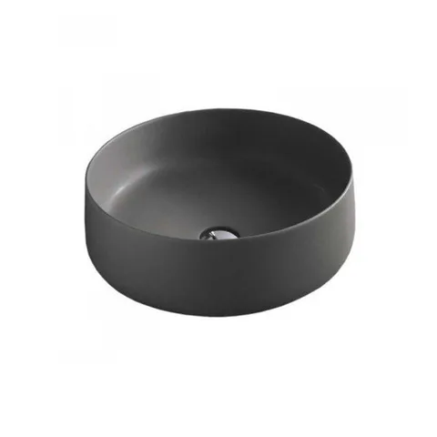 ARTCERAM COGNAC Раковина настольная Ø 42 см, цвет grigio oliva, Saniglaze