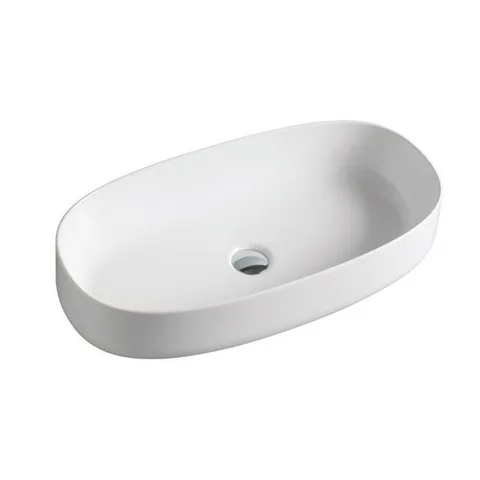ARTCERAM COGNAC Раковина настольная 68x35 см, цвет матовый белый, Saniglaze